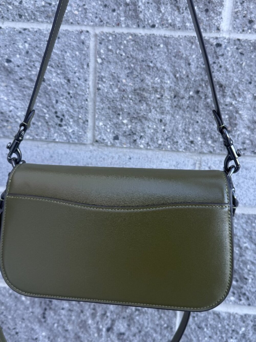 NWT！COACH Harper Shoulder Bag（CCE65）OLIVE - Picture 3 of 11